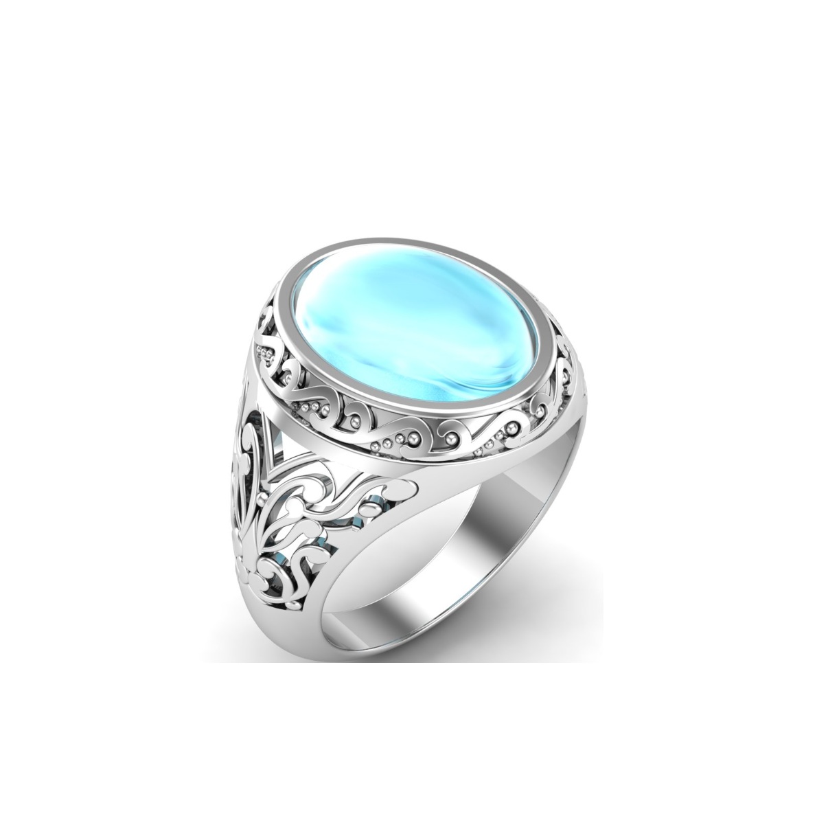 Bague topaze argent Alba